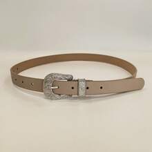 1pc Women's Minimalist Waist Belt, Versatile For Daily Wear - Multicolor - View 4