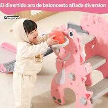Kids Freestanding Slides - Pink - View 3