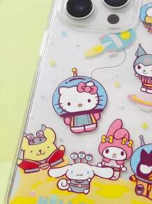 HELLO KITTY AND FRIENDS | SHEIN Sanri O Hello K Itty & Friends 太空透明手机壳 - 彩色 - 查看 3