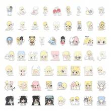 60pcs Korean Style Graffiti Stickers Decorative Autumn Stickers - Hand-Painted Stickers - Holiday Gift - Birthday Gift - Multicolor - View 8