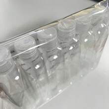 TSA認證防漏旅行分裝瓶組，3.4oz透明PET塑料翻蓋瓶 - 可重複填充洗髮精、潤髮乳、沐浴乳及其他盥洗用品 - 便攜設計 | 防漏 | PET塑料瓶，旅行盥洗用品，返校必備，旅行必備，假期必備 - 查看 10