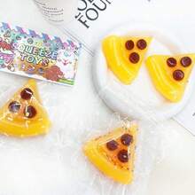 1 món đồ chơi bóp hình bánh pizza mới, mô phỏng thực tế, giúp giảm căng thẳng, hình tam giác Onigiri, đồ chơi tương tác độc đáo, món quà hoàn hảo cho bạn bè, gia đình, sinh nhật, tiệc tùng, bé trai và bé gái. - Nhiều màu - Xem 4