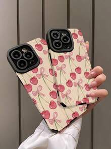 1pc, Free Shipping, Local Delivery, Accessories Not Included, 1PC Delicate Floral Pattern Soft Protective Phone Compatible With 15/15Plus/15Pro/15ProMax, Compatible With - Multicolor 4 - View 10
