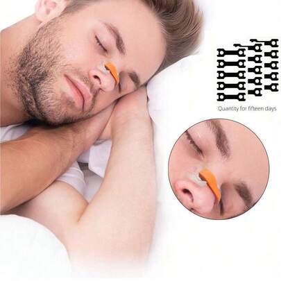 15 Pieces Magnetic Stickers (3 Pieces) + 4 Nose Clips + 1 Retrieval Device - Sports Training Sports Noseband - Anti-Sweat Nose Support Frame, Physically Expands The Nostrils, Enables Smoother Breathing, Suitable For Running And Cycling - Universal Professional Noseband Accessories For Both Men And Women, Suitable For Sleeping And Fitness Equipment.