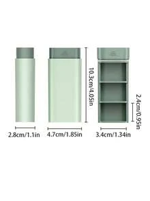 Portable Travel Pill Case With Compartments. Daily Pill Box, Essential For Travel. Can Hold Vitamins, Medicines, Tablets And Nutritional Supplements. Wish You Good Health. Multi-Compartment Medication Organizer. - View 3