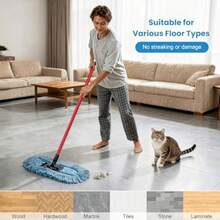 1 Pack Dust Mop Replacement Ead  O-Cedar Dual-Action Dust Mop Pa Refills Microfir Mop Ead Replacemen Wood Floors Cleaning Wasable Replace Pa  Ocedar Dual-Action Mop No Andle - 選擇顏色 - 查看 7