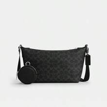 Coach FINN 25 Crossbody Bag Small Satchel Purses With Chain Strap Zipper Shoulder Bag For Women - Black - View 9