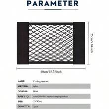 2 pièces Filet de rangement élastique rayé polyvalent pour VR - Sans perçage, organisateur de cargaison facile à installer, en polyester durable, idéal pour les campeurs, les remorques et les caravanes, accessoires de remorque de voyage - Filet de stockage - Voir 6