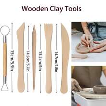 Bộ dụng cụ nặn đất sét DIY 18 món, bao gồm đất sét nặn, dụng cụ nặn, bút chấm, dụng cụ tạo hình đất sét, miếng bọt biển, dao tạo hình bằng nhựa, thích hợp cho nặn đất sét, chạm khắc gốm sứ, trang trí bánh và làm móng nghệ thuật, kèm hộp đựng có khóa kéo tiện dụng. - Nhiều màu - Xem 8