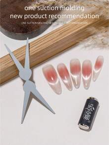 BAOSHIMAN Double-Ended French Cat Eye Magnetic Tool, Cylindrical Magnetic Cat Eye Attachment Combo, Nail Art Specialty Magnet Tool, Convenient And Quick, Suitable For Nail Art Decoration, Applicable To Cat Eye Gel Polish - Multicolor - View 4