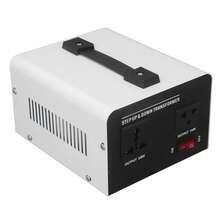 Transformador convertidor de voltaje ST Y1500VA, 1500W a transformador de potencia con protección contra sobrecarga - Tipo de Enchufe B USA (110-127V) - Ver 8