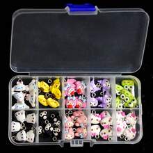Sanrio Hello Kitty Charms For Jewelry Making, Cute Resin Jewelry Making Kits, Cute Pink Pendant, Shiny/Matte, Suitable For Jewelry, Hairpins And Phone Case Decoration - Charm - View 10