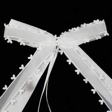 (10pcs/Pack) Heart Butterfly Wedding Car Party Decorations, Wedding Decor, Gift Wrapping Decorations, Holiday Backdrop Decorations - White - View 4