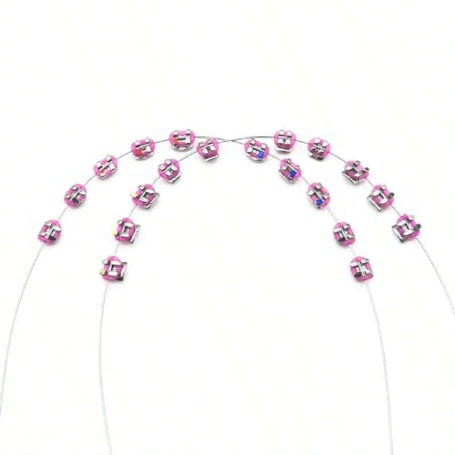 Pack Temporary Toot Ration Wit Metal WiresMetal  And Ortic Ligature Ties - Purple - View 1