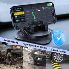 360° Rotating Car Phone Holder, Dashboard Windshield Suction Cup Mount, Adjustable Horizontal And Vertical Screen, Non-Slip Hands-Free Holder Suitable For IPhone And All Smartphones - Multicolor - View 10