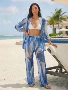 Estampado Azul