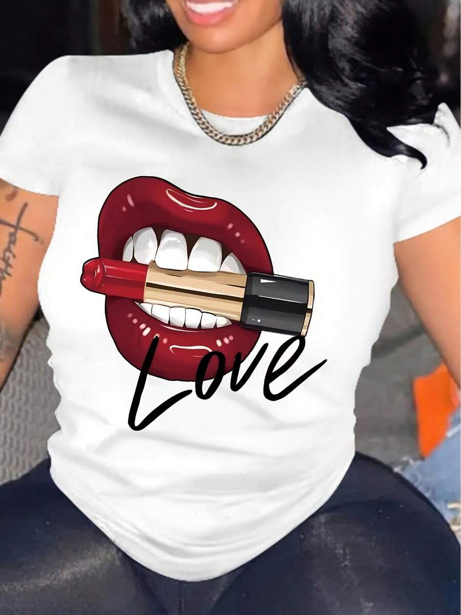 Women T-Shirts - [White] - View 1