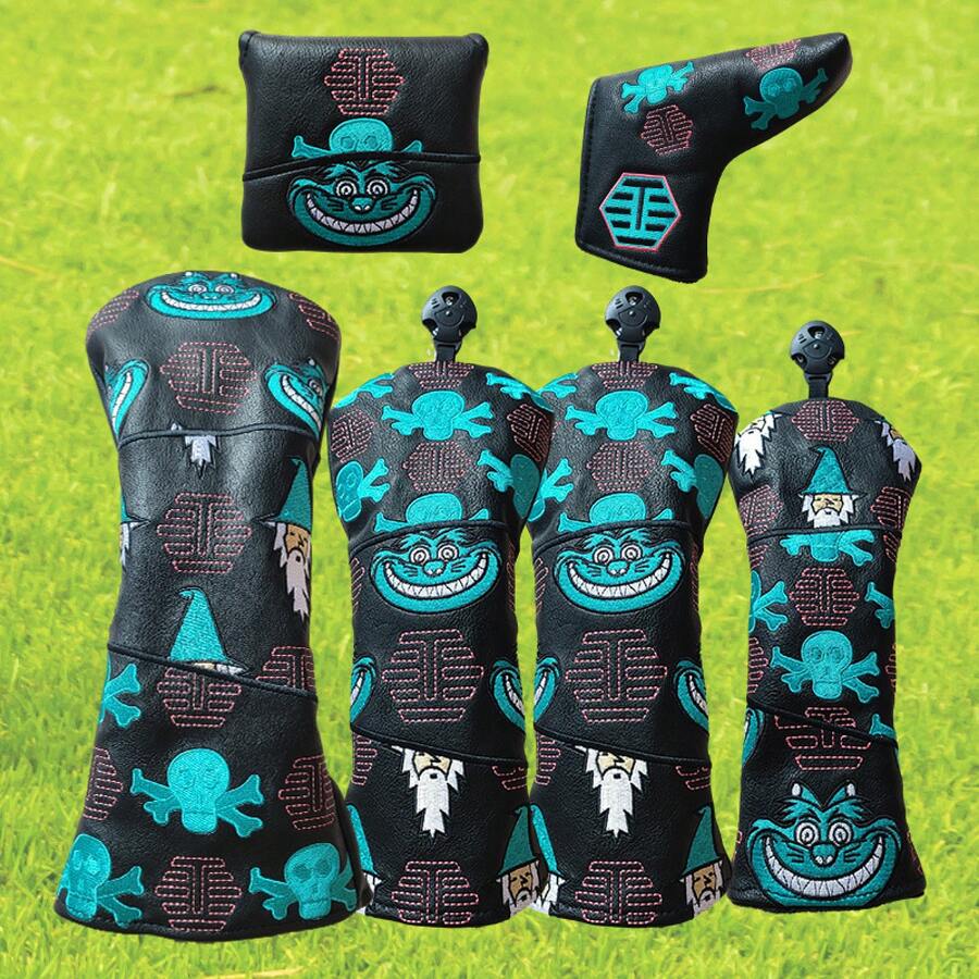New Bettinardi Golf Headcovers |   Driver Fairway Wood & Putter Covers |   PU Leather Protective Head Covers - Mèo Xanh - Đùi Gà - Xem 1