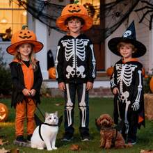 1 Set Disfraz de Halloween para perro, Disfraz de murciélago para perro, Alas de murciélago con correa para mascotas pequeñas para fiesta de Halloween - Negro - Ver 5