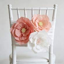 Artificial 3D Wall Decor Flowers, Pink Tones, Suitable For Birthday, Wedding, Bridal Party, Nursery Decor, Ladies' Gathering - Multicolor - View 6