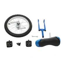 Futchoy 16in Outdoor Wheel Unicycle, Height Adjustable Unicycle, One Wheel Bike - Blue - View 5