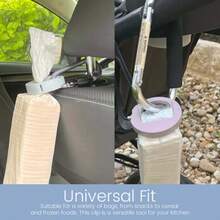 3 Pieces Of Multi-Color Magnetic Food Bag Sealing Clip, Airtight Sealing For Snacks And Milk Powder To Keep Food Fresh, Kitchen Storage Organizer, Household Small Tool Magnetic Food Sealing Clip, Reusable Moisture-Proof Snack Bag Sealing Machine, Portable Kitchen Storage Clip For Milk Powder, Coffee, Pet Food, And Household Kitchen Small Tools - 3pcs - 查看 4