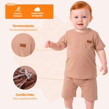 Assorted 4-Piece Baby Boy Clothing Set (2 T-Shirts + 2 Shorts) 2-Piece Baby Outfit Set - 極簡主義者 - 查看 4
