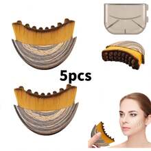 1/5/10pcs New Lymphatic Contour Face Brush, Lymphatic Drainage Massager For Face,Ergonomically Designed To Fit The Skin Precisely And Relieve Fatigue. - 無色 - 查看 12