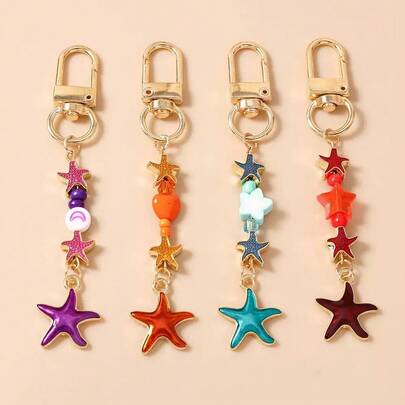 1pc Fashionable Starfish Summer Style Versatile Minimalist Luxury Bag Charm