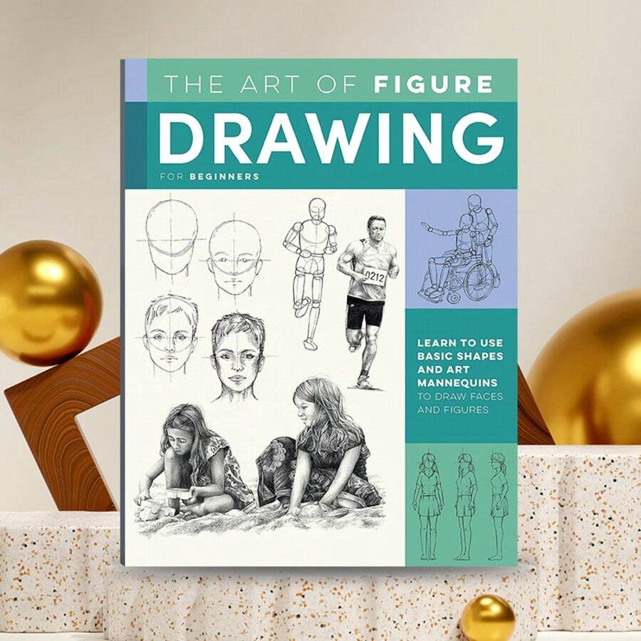 1pc Human Body Sketch Drawing Book, Easy For Beginners, Sketch Tutorial, Relaxing And Entertaining Daily Hobby, Suitable As Gift (Pen Not Included) - Single Piece - View 1