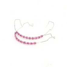 1 Pair Of Temporary Toot Ration Teet Retainer Practical S Para Dientes Sturdy Retenedores De Dientes Ortocia Props  Dental Students To Practice Pink - 粉色 - 查看 1
