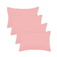4 Fundas Para Almohada Standar tacto Algodón Varios Colores de microfibra - Lila Púrpura - Ver 3