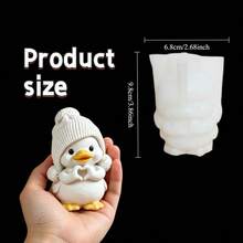 1PC Love Duck Silicone Mold, Easy Demolding & High Flexibility & 3D Clear Detail Epoxy Resin Mold For DIY Handmade Crafts, Home Decor, Gift Making, Suitable For Craft Lovers, DIY Makers & Home Decoration Enthusiasts - 1pc Heart-shaped Duck Silicone Mold - View 10