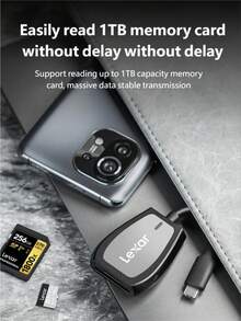 Lexar Professional RW470 USB 3.2 SD Micro SD TF Card Reader, 312MB/S High Speed Dual Slot Memory Card Adapter For Laptop PC MacBook, Compatible With DJI GoPro Insta360 Sony Canon Nikon Nintendo Switch - View 7
