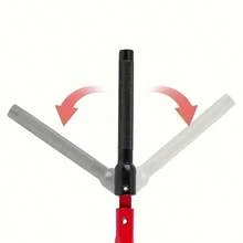 Juego de llaves para fregadero del hogar de 7 piezas, kit de herramientas para extracción de grifos de cocina y baño, llave de tubo para ajuste de tuberías - Juego de 7 piezas - Ver 8