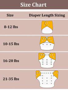 ALVABABY 1/3/6pcs Washable & Reusable Baby Cloth Diapers - Multicolor - View 5