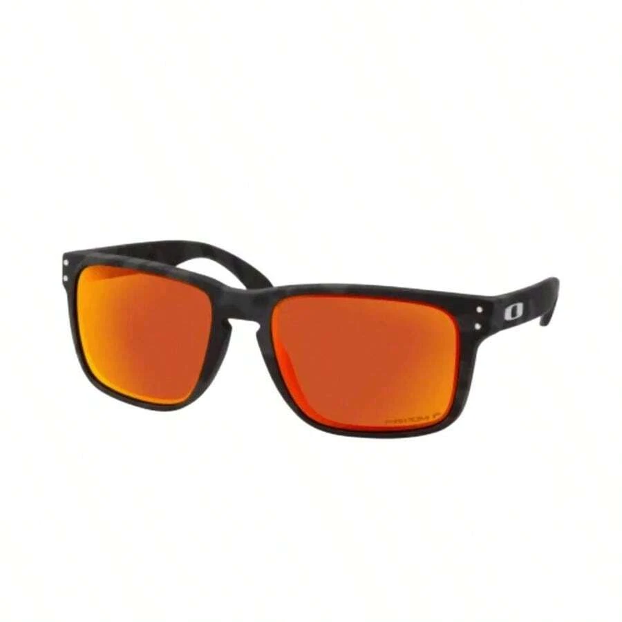 Oakley Holbrook Prizm Sunglasses - Men's | | Men Sunglasses - Màu rằn ri đen mờ / Màu đỏ Prizm Ruby - Xem 1