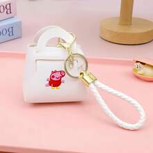 Ví đựng tiền xu mini hình chú heo hoạt hình dễ thương, ví móc khóa di động cho trẻ em, quà tặng cho trẻ em - Nhiều màu - Xem 7