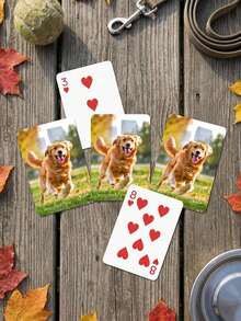 Custom Dog Or Cat Photo Playing Cards, Personalized Pet Picture Poker Deck, Dog Lover Game Night Gift,Custom Pet Poker Cards, Cat Owner Gift For Game Night,Personalized Pet Playing Cards, Keepsake Gift For Dog/Cat Owners - Multicolor - View 5