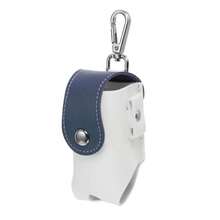 Bolsa de almacenamiento de pelotas de golf con bloques de color de moda, mini bolsa de golf de cuero PU, accesorio de golf para exteriores, portador de pelotas portátil - bolsa de golf - Ver 8