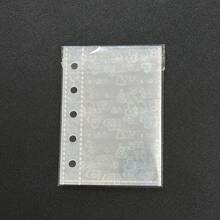 A7心形贴纸收纳页，10/20张替换装，透明内页，亮面内页，激光3D压纹贴纸簿，贴纸相册，A7活页相册替换页 - 10 Sheets/pack - 查看 9