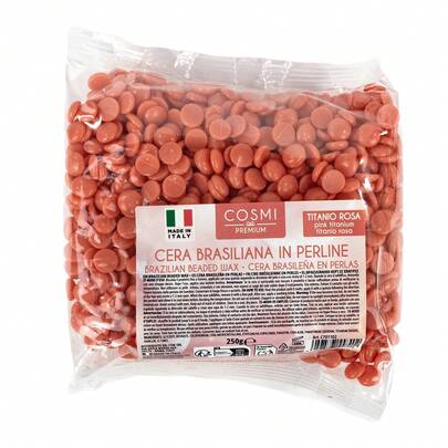 COSMI MILANO MADE IN ITALY 250G CERA DEPILATORIA BRASILIANA IN PERLINE NATURALE AL MIELE DEPILAZIONE EFFICACE PRECISA E LENITIVA, INGREDIENTI NATURALI, DOSAGGIO FACILE, PER PELLE SENSIBILE, FORMULA PREMIUM