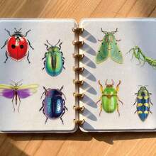 50pcs Insect Stickers, Suitable For Scrapbooking, Diary, Notebook, Tablet, Water Bottle, Phone Decoration, Party, Holiday Gifts - Multicolor - View 4
