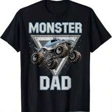 Summer Outfits For WomenMonster Truck Dad Fathers Day Monster Truck Are My Jam T Shirtsummer Outfits For Womensummer Outfits For Women,Summer Tops - White 4 - View 6