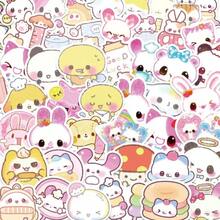 Retro Cartoon Cute Pink Animal Stickers, Suitable For DIY Decoration On Diary, Phone Case, Stationery, Laptop, Tablet, For Both Adults And Kids, Self-Use Or Gift - Multicolor - View 7