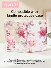 Ayotu 这款百合花与标语平板电脑保护套兼容 iPad Air 8 (M4) 2026 (11/13 英寸)、Air 11 英寸 M3 2025 / M2 2024、Air 第五代 2022、(A16) 11 英寸第十一代 2025，也兼容三星 Galaxy Tab 和 Kindle Paperwhite 第十二代 2024。透明背壳，时尚图案保护套，具备自动休眠和唤醒功能，气囊保护，适合作为礼物和办公用品。 - 彩色 - 查看 8