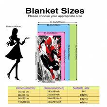 Marvel Spider-Man Themed Microfiber Beach Towel, Highly Saturated Red & Royal Blue, Precisely Matching The Classic Spider-Man Color Scheme, Strong Visual Impact, Easily Stands Out In Beach Scenes - Multicolor - View 10