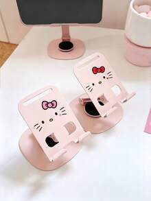 SANRIO Giá đỡ điện thoại/máy tính bảng để bàn Hello Kitty màu hồng sáng tạo, xoay 360° có thể điều chỉnh, giá đỡ máy tính bảng & điện thoại để bàn dùng cho việc xem phim trực tuyến - Nhiều màu - Xem 2