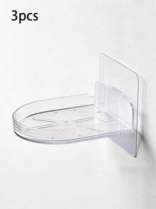 1 pieza/3 piezas Soporte de pared invisible para cámara de , entrega de estilo aleatorio (para almacenamiento en habitación de niños) - transparente - Ver 13
