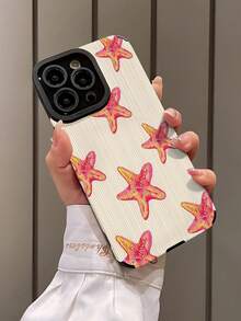 1pc  accesorios no incluidos 1PC Delicate Floral Pattern Soft Protective Phone Compatible With 15/15Plus/15Pro/15ProMax Compatible With - Multicolor 3 - Ver 4